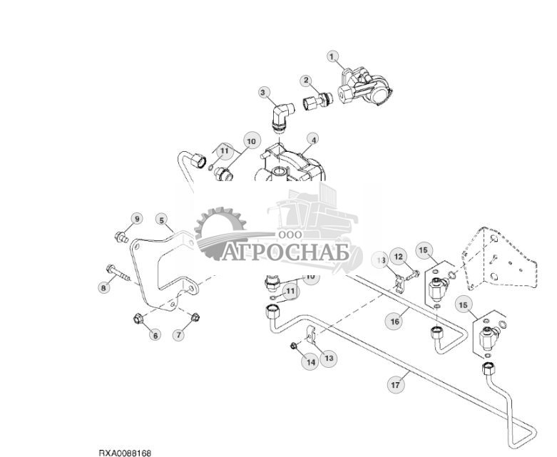 Комплект тормозных клапанов однолинейной системы - ST153085 599.jpg